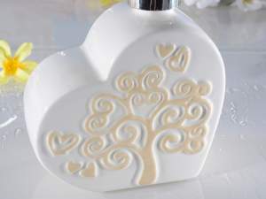 wholesale ceramic vanilla soap dispenser
