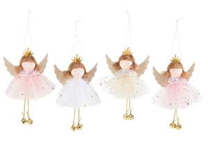 Wholesale glitter hanging angels