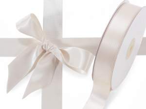 Wholesale antique white double satin ribbon