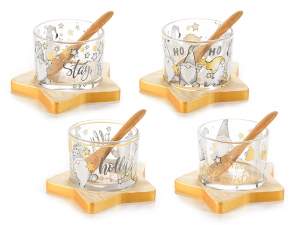 Christmas wholesalers aperitif set bowl and cup