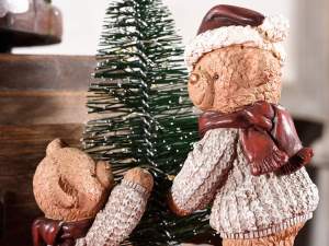 Al por mayor árbol de navidad decoración osos de p