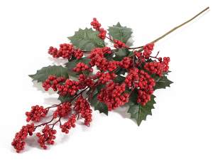 wholesaler branches artificial red berries
