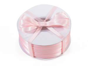 Wholesale pink double satin ribbons