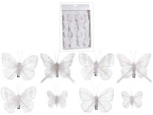 Großhandel dekorative Federn Schmetterlinge
