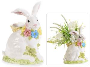 vente en gros support de vase de lapin de Pâques
