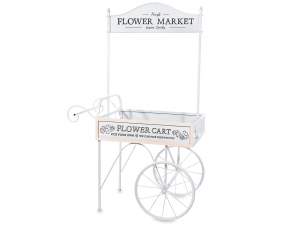 cărucioare de expoziție de flori cu roți en-gros