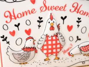 wholesale home sweet home ceramic napkin holder