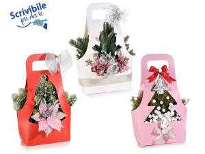 Christmas flower basket wholesalers