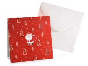 wholesale christmas card pop up envelope