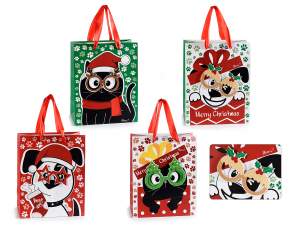 Wholesale christmas paper gift bags