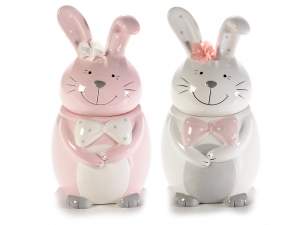 Ceramic Easter rabbit jar wholesaler