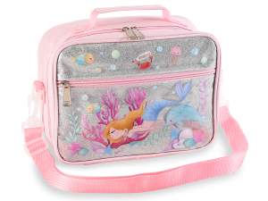 wholesale little mermaid thermal lunch box bag