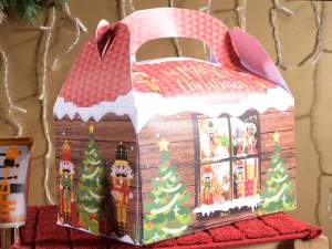 Cutie de Crăciun pentru spărgător de nuci cu ridic