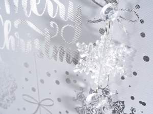 Grossiste décorations de Noël en flocons de glace