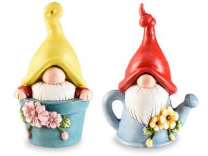 Vente en gros gnomes décoratifs en terre cuite