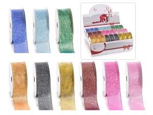 Wholesale colored glitter ribbons