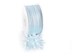 Wholesale baby blue satin double satin ribbon
