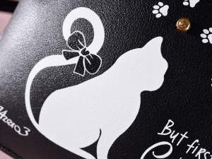 Fashion accessories wholesaler cat leatherette bac