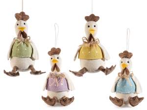 wholesaler of Easter hens decoration to hang