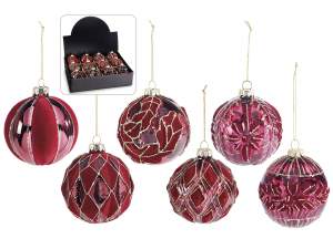 Wholesale christmas velvet glass balls