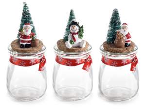 wholesale christmas tree glass jar