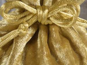Wholesale gold velvet bags