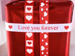 Wholesale Valentine's heart ribbon