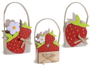 wholesale strawberry cloth bag