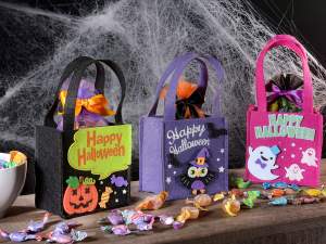 Halloween Stoff Handtaschen Großhändler
