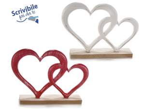 Wholesale wooden hearts decoration