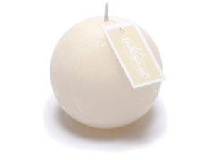 Ivory ball candle