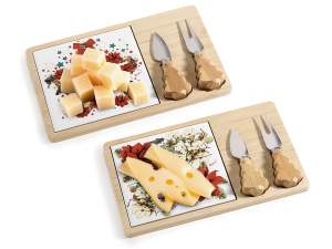 wholesale Navidad tabla de cortar cubiertos queso