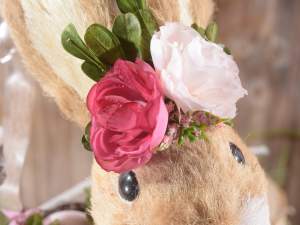 vente en gros lapins de Pâques en fibre décorative