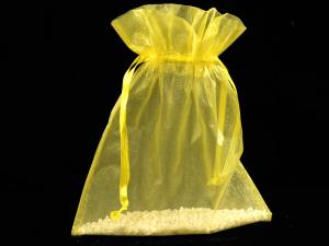 Wholesalers Yellow organza bags