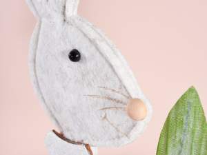 grossiste en décorations de lapins de Pâques en bo