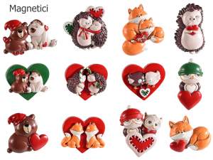 Großhandel Magnet Magnet Weihnachten Tiere lieben