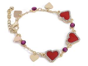 Valentine's heart bracelets wholesaler