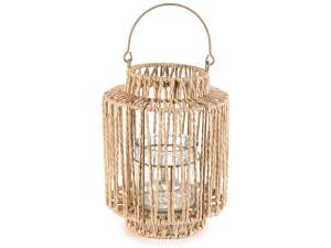Wholesale natural fiber lantern