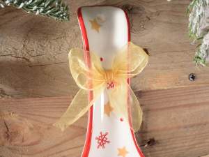 Wholesale ceramic christmas spoon rest