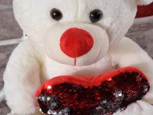 Vente en gros ours en peluche coeur saint valentin