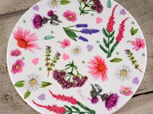 Coaste de ceramică florale cu ridicata