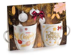 Großhandel mit weihnachtlich dekorierten Kaffeetas