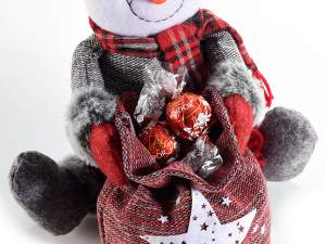 Ingrosso personaggio natalizio sacco porta dolci