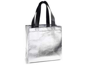 vente en gros petit sac en métal argenté