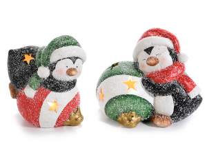 Grossiste en céramique pingouin de Noël
