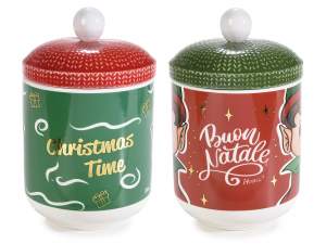 Wholesale gnome cup with christmas lid