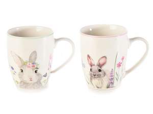 Porcelain rabbit mug wholesaler
