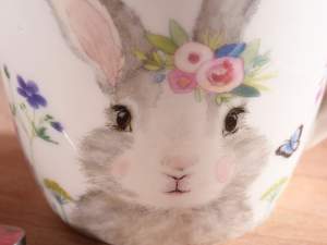 Porcelain rabbit mug wholesaler