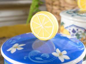 Großhandel Zitronen-Zitrus-Design-Becher mit Decke