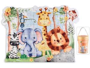 wholesale children's jungle puzzle 40 pieces